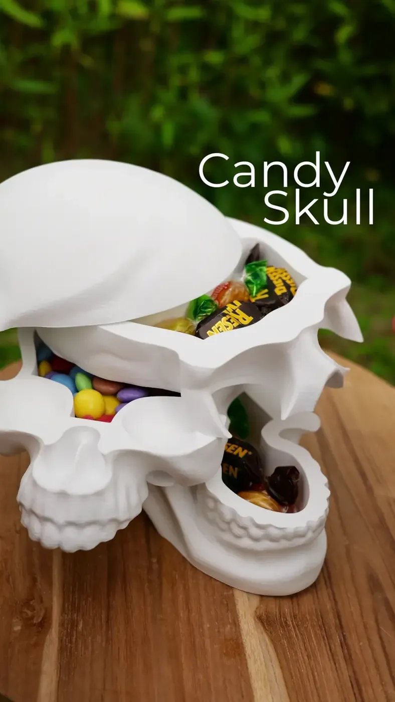 Candy Skull Candy Storage for Halloween