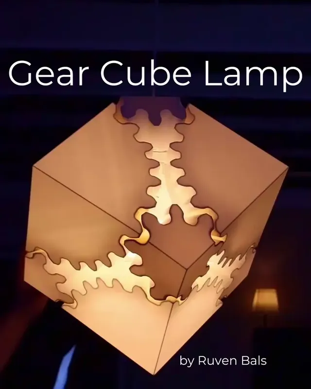 Gear Cube Lamp Ceiling