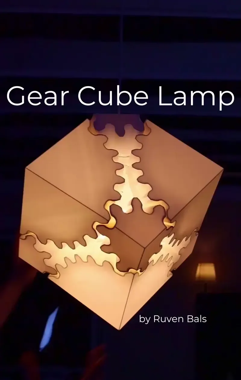 Gear Cube Lamp Ceiling