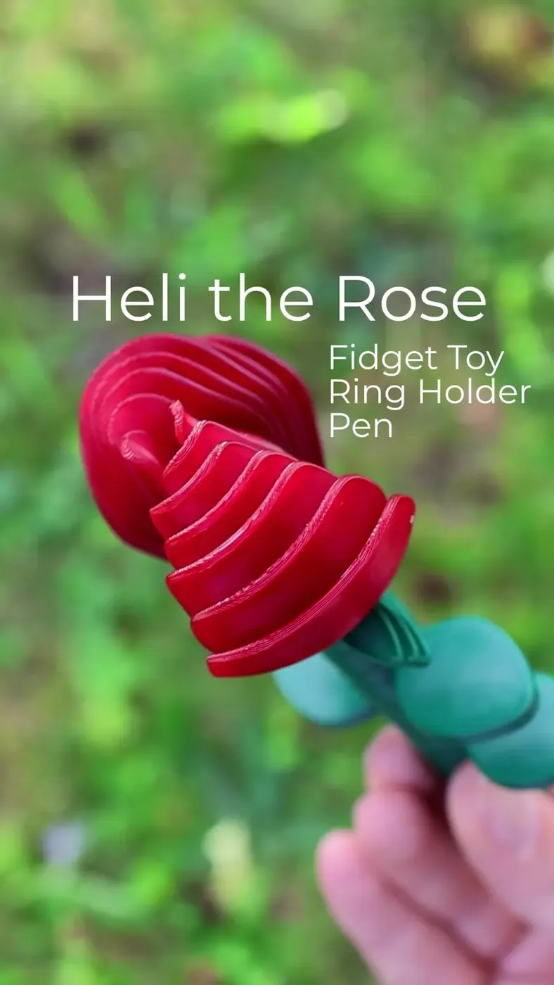 Heli the Rose Ring Holder and Pen