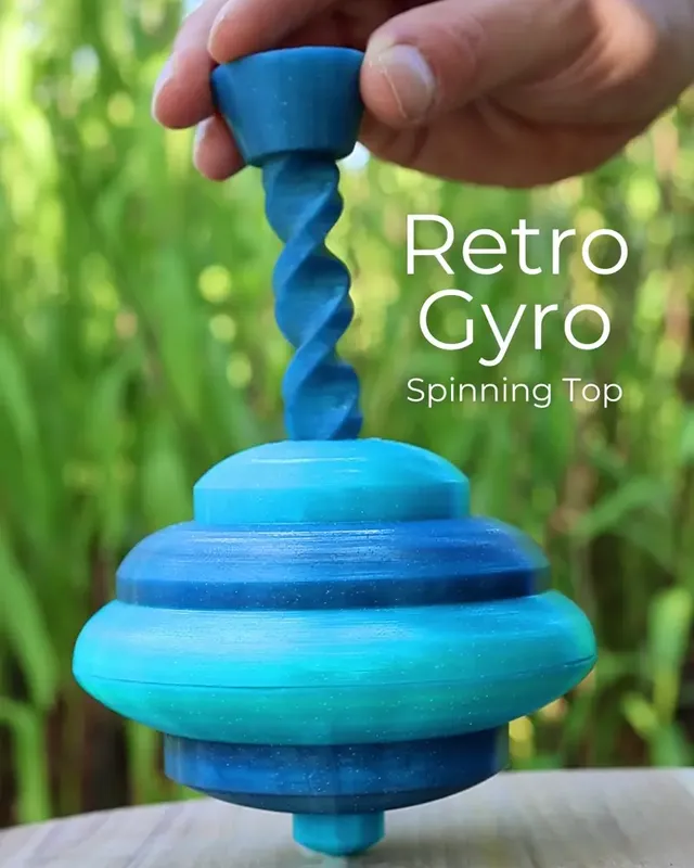 Retro Gyro Spinning Top